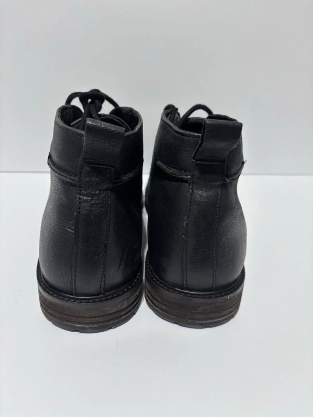 GBX Men’s McFee Black Lace-Up Boots, Size 11.5 M